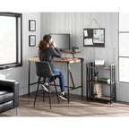 Escritorio de pie con estante extraíble
