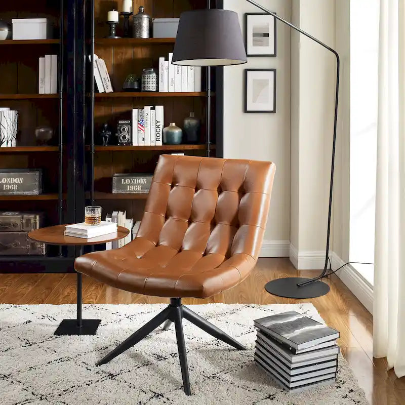 Sillón giratorio decorativo para oficina en casa