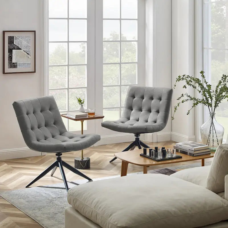 Sillón giratorio decorativo para oficina en casa