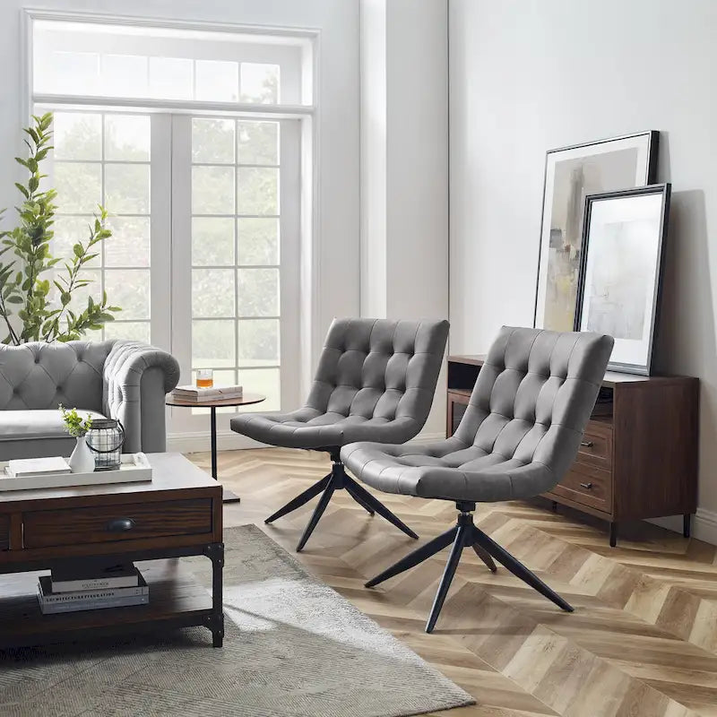 Sillón giratorio decorativo para oficina en casa