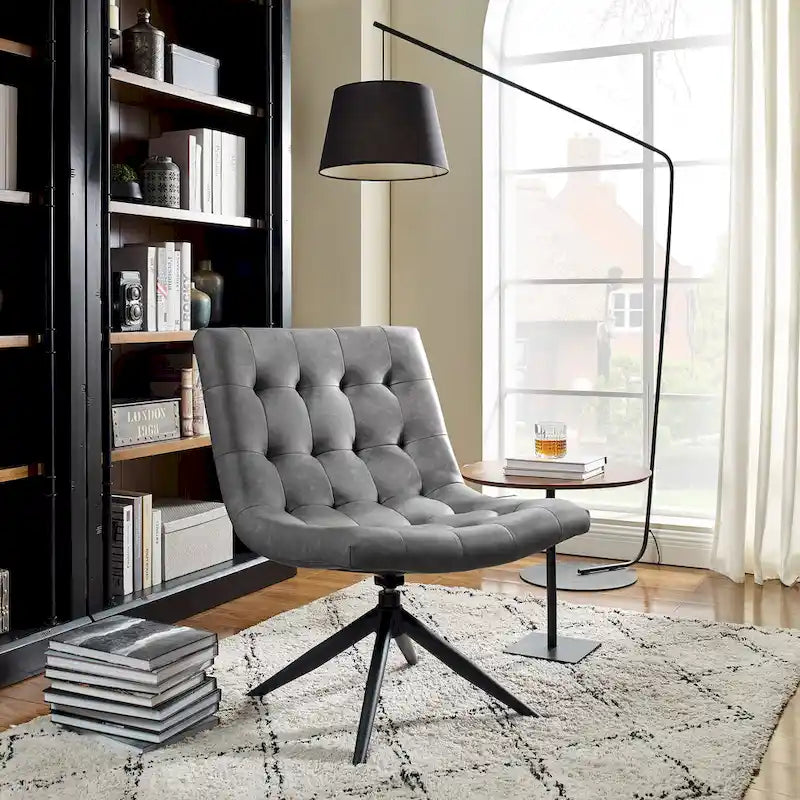 Sillón giratorio decorativo para oficina en casa