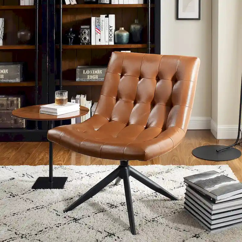 Sillón giratorio decorativo para oficina en casa