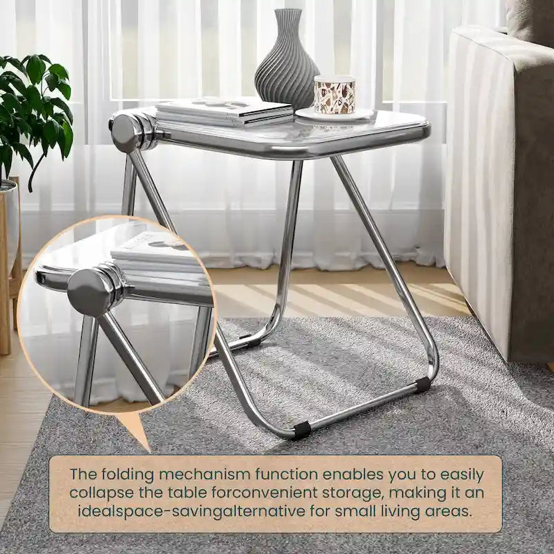 Mesa Rectangular Plegable con Estructura de Aluminio - 16.73