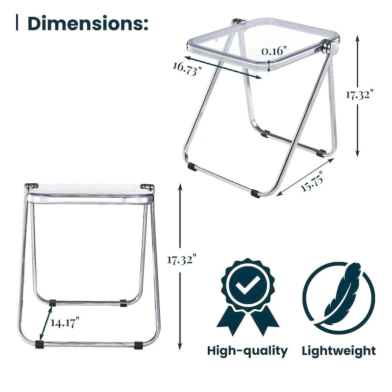 Mesa Rectangular Plegable con Estructura de Aluminio - 16.73
