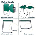 Mesa Rectangular Plegable con Estructura de Aluminio - 16.73
