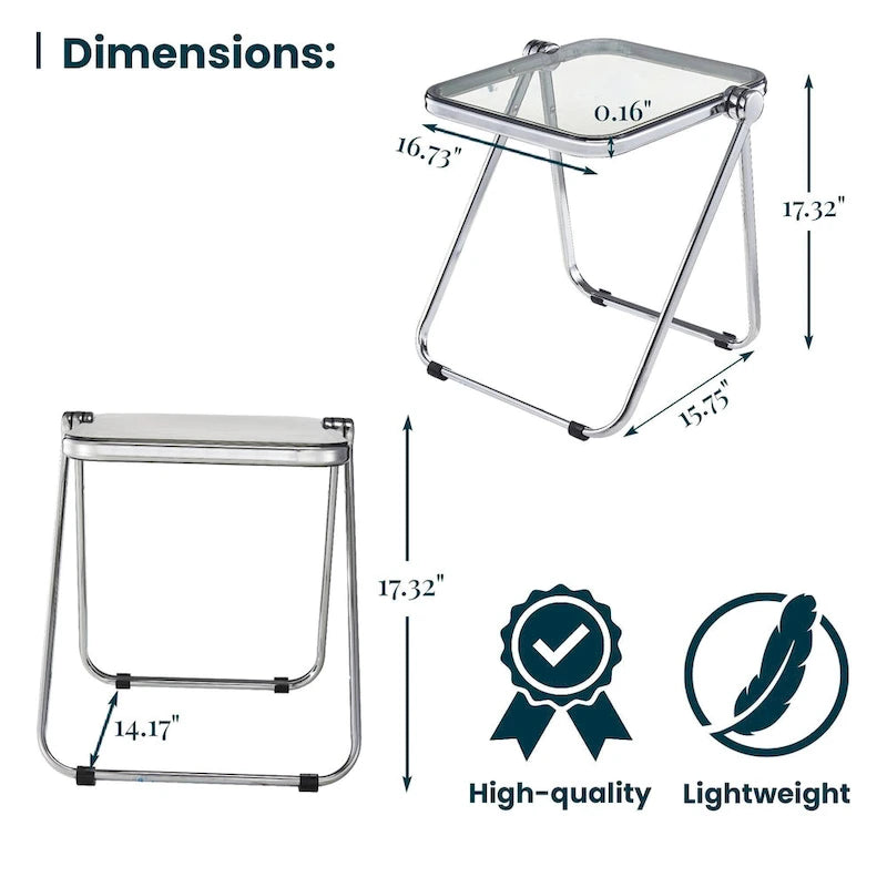 Mesa Rectangular Plegable con Estructura de Aluminio - 16.73