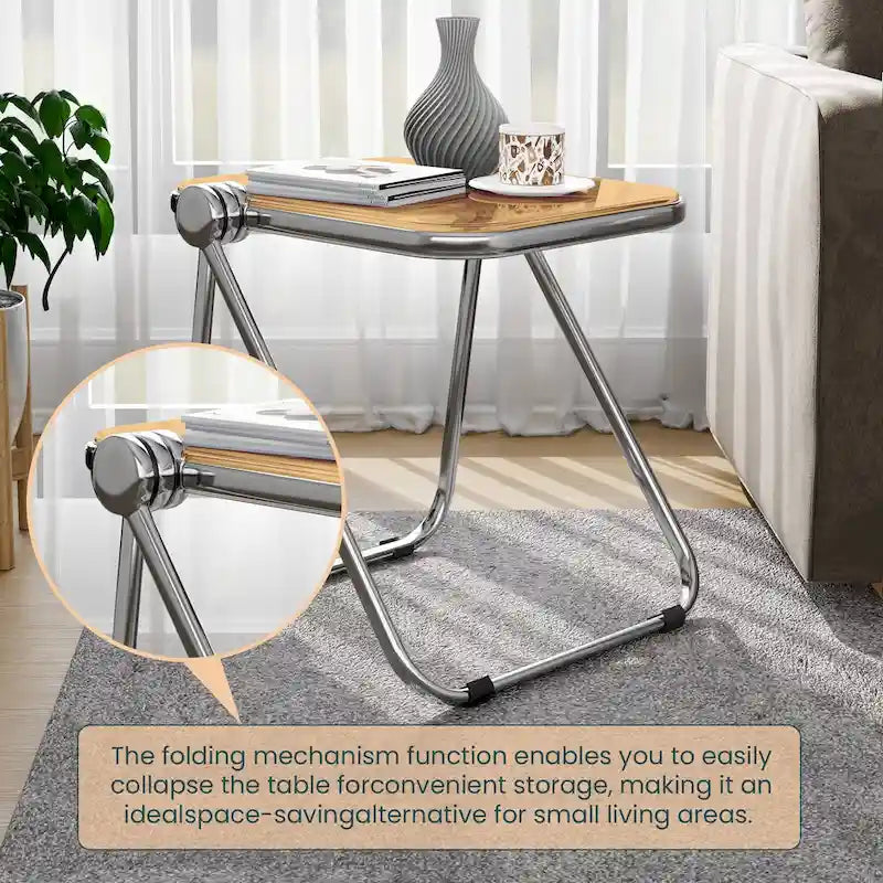 Mesa Rectangular Plegable con Estructura de Aluminio - 16.73