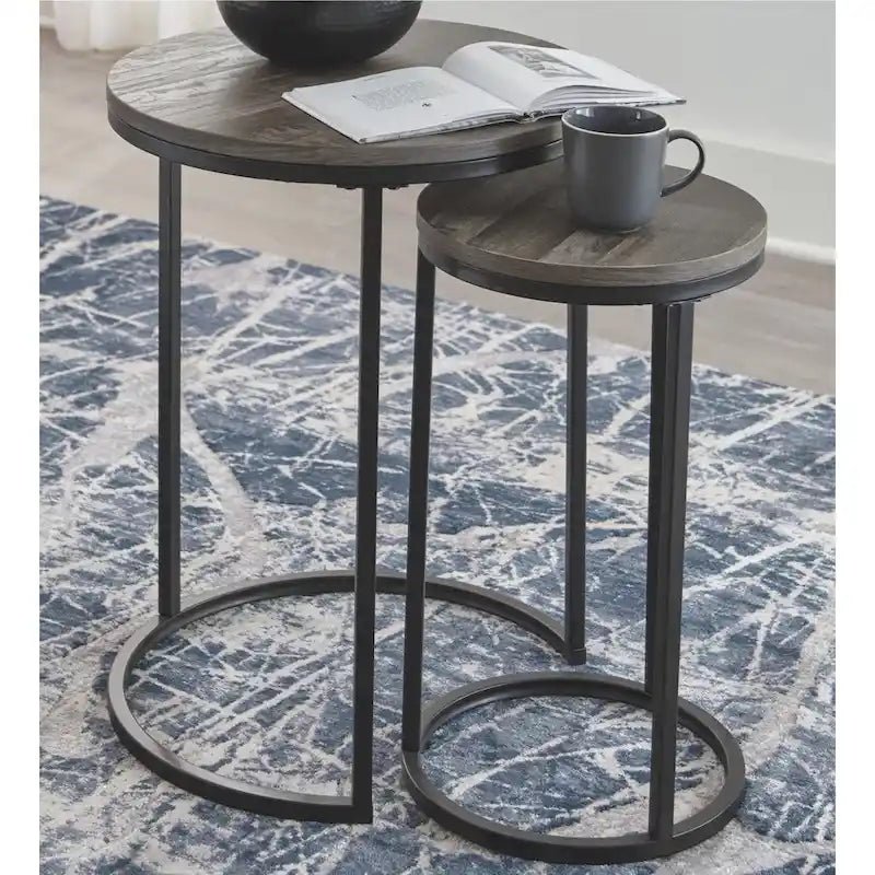 Mesa auxiliar de 2 piezas