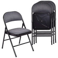 Sillas plegables con estructura metálica Sillas portátiles con asiento acolchado