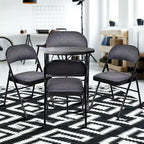 Sillas plegables con estructura metálica Sillas portátiles con asiento acolchado