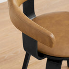 Sillón giratorio decorativo moderno de mediados de siglo