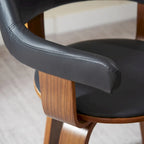 Sillón giratorio decorativo moderno de mediados de siglo