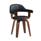 Sillón giratorio decorativo moderno de mediados de siglo