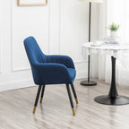 Sillón decorativo Tuchico tapizado en terciopelo contemporáneo