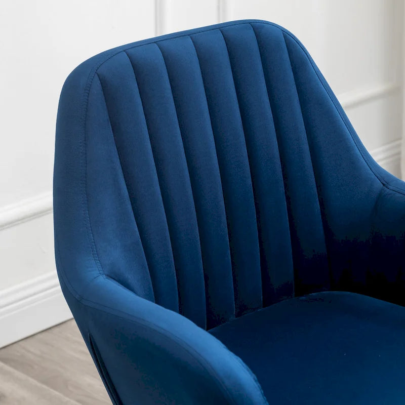 Sillón decorativo Tuchico tapizado en terciopelo contemporáneo