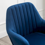 Sillón decorativo Tuchico tapizado en terciopelo contemporáneo