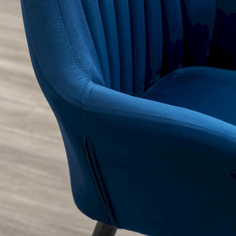 Sillón decorativo Tuchico tapizado en terciopelo contemporáneo