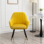 Sillón decorativo Tuchico tapizado en terciopelo contemporáneo
