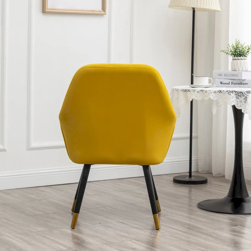 Sillón decorativo Tuchico tapizado en terciopelo contemporáneo
