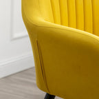 Sillón decorativo Tuchico tapizado en terciopelo contemporáneo