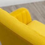 Sillón decorativo Tuchico tapizado en terciopelo contemporáneo