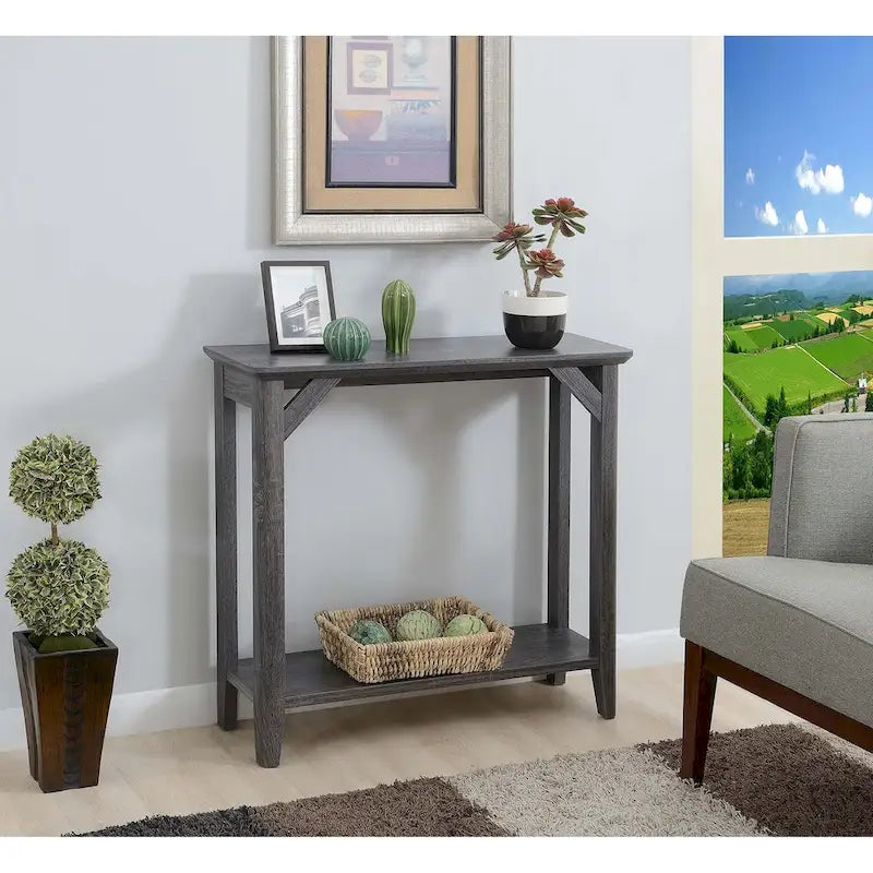 Mesa de recibidor Winston con estante