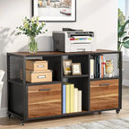 Archivador moderno, archivador lateral móvil para oficina en casa
