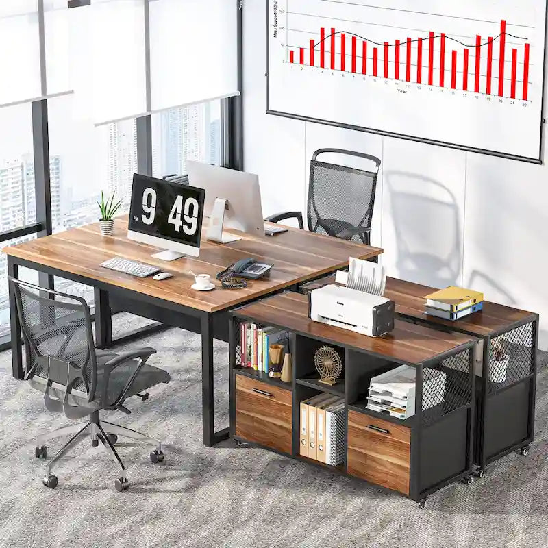 Archivador moderno, archivador lateral móvil para oficina en casa