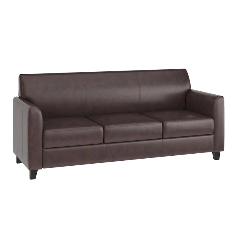 Sofá con estructura de líneas limpias cosidas - 70W x 29D x 32.25H