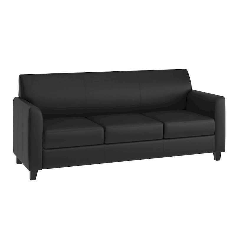 Sofá con estructura de líneas limpias cosidas - 70W x 29D x 32.25H