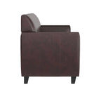 Sofá con estructura de líneas limpias cosidas - 70W x 29D x 32.25H