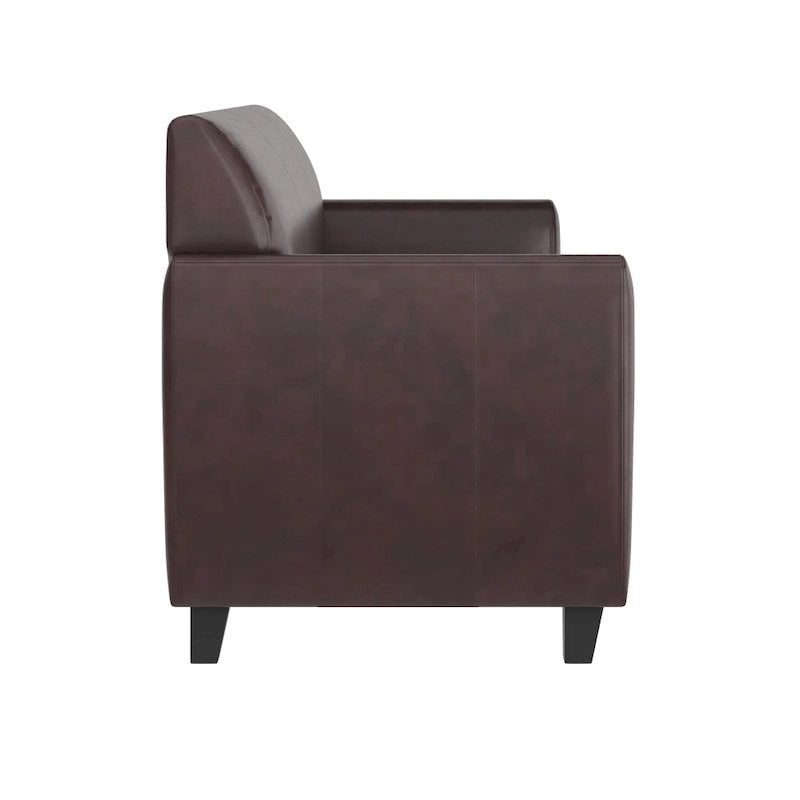 Sofá con estructura de líneas limpias cosidas - 70W x 29D x 32.25H