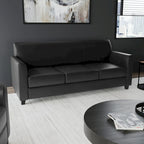 Sofá con estructura de líneas limpias cosidas - 70W x 29D x 32.25H