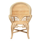 Ratu Silla Acentual Moderna Bohemio de Ratán Natural Marrón