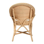 Ratu Silla Acentual Moderna Bohemio de Ratán Natural Marrón