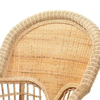 Ratu Silla Acentual Moderna Bohemio de Ratán Natural Marrón