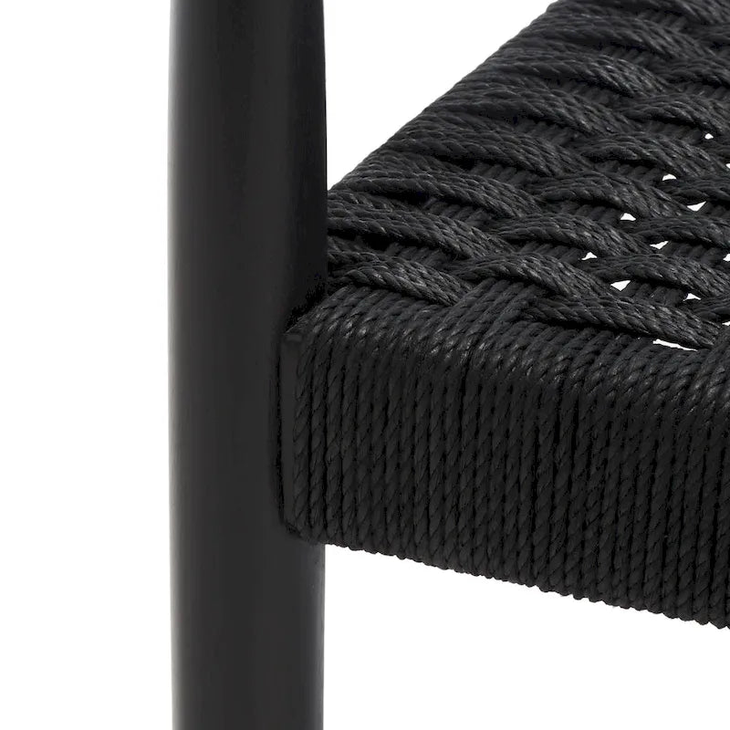 Sillón auxiliar danés de cuerda