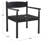 Sillón auxiliar danés de cuerda