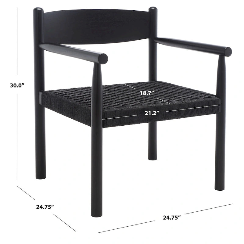 Sillón auxiliar danés de cuerda