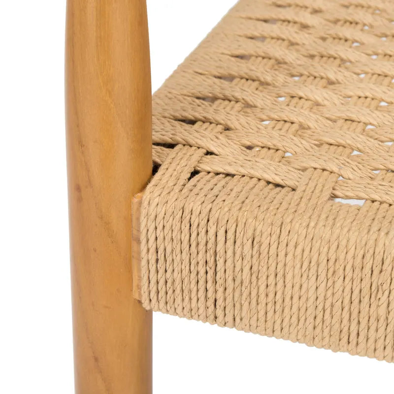 Sillón auxiliar danés de cuerda