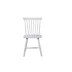 Silla de comedor, madera de caucho, respaldo Windsor - 19.5 L x 18 A x 34 H