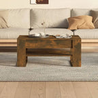 Mesa de centro multicolor 40.2x21.7x17.7 Madera de ingeniería