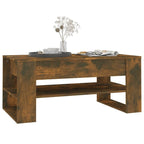 Mesa de centro multicolor 40.2x21.7x17.7 Madera de ingeniería