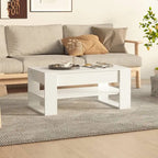 Mesa de centro multicolor 40.2x21.7x17.7 Madera de ingeniería