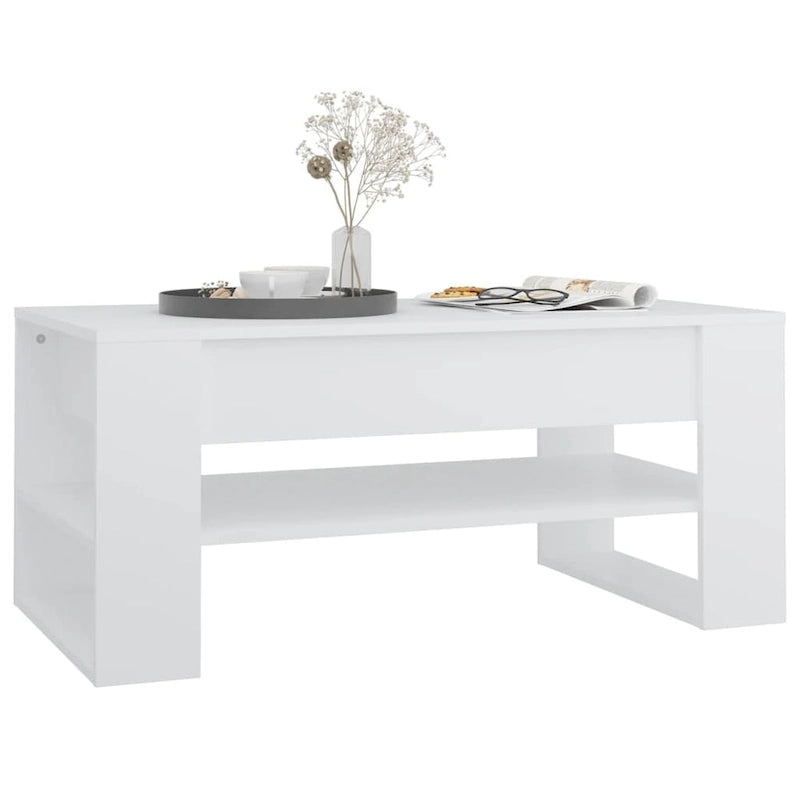 Mesa de centro multicolor 40.2x21.7x17.7 Madera de ingeniería