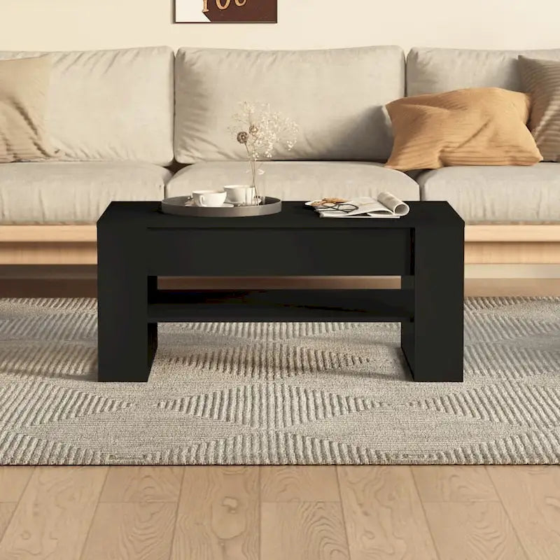 Mesa de centro multicolor 40.2x21.7x17.7 Madera de ingeniería