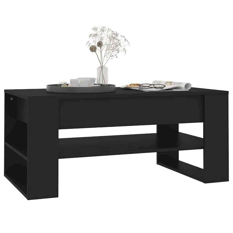 Mesa de centro multicolor 40.2x21.7x17.7 Madera de ingeniería