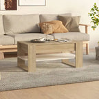 Mesa de centro multicolor 40.2x21.7x17.7 Madera de ingeniería