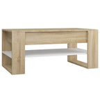 Mesa de centro multicolor 40.2x21.7x17.7 Madera de ingeniería