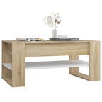 Mesa de centro multicolor 40.2x21.7x17.7 Madera de ingeniería